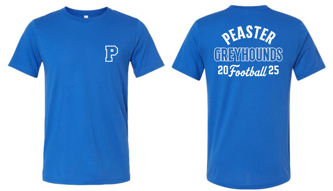 FRONT/BACK - UNISEX TEE - SOLID ROYAL