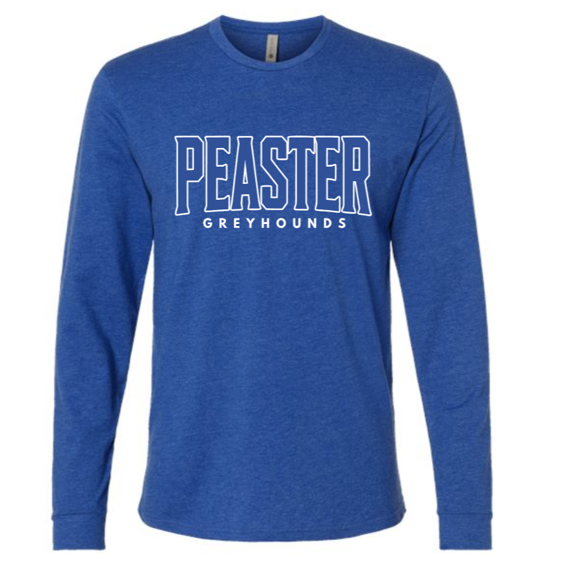 GREYHOUNDS - UNISEX LONG SLEEVE TEE (NEXT LEVEL) ROYAL