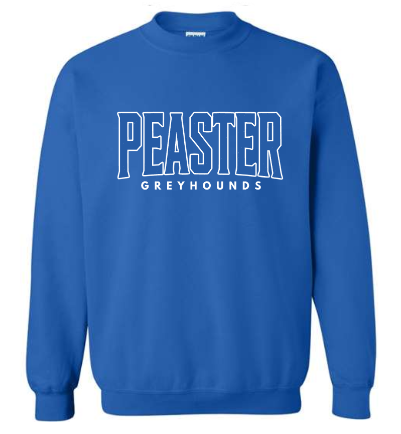 GREYHOUNDS - UNISEX CREWNECK SWEATSHIRT (GILDAN) ROYAL