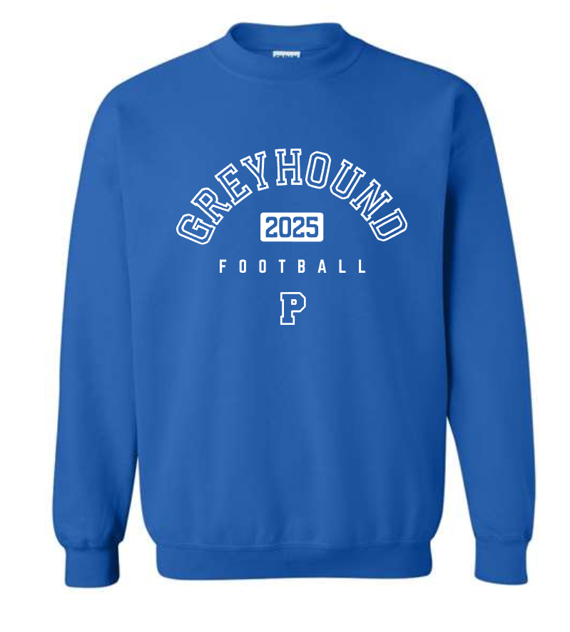 FOOTBALL - UNISEX CREWNECK SWEATSHIRT (GILDAN) ROYAL