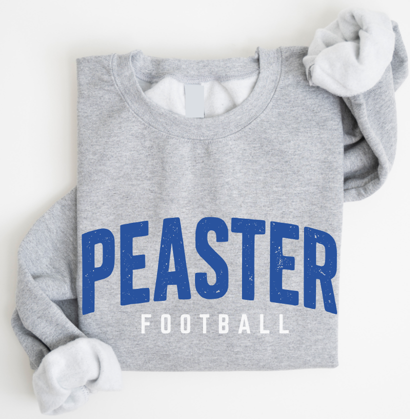 FOOTBALL - UNISEX CREWNECK SWEATSHIRT (GREY)