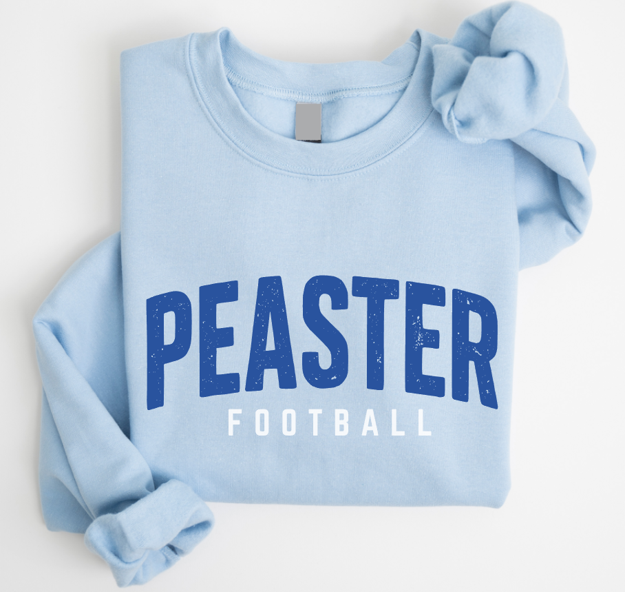 FOOTBALL - UNISEX CREWNECK SWEATSHIRT (LIGHT BLUE)