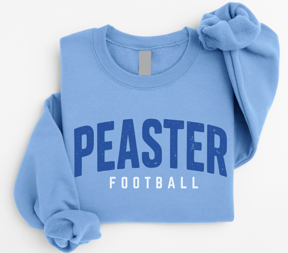 FOOTBALL - UNISEX CREWNECK SWEATSHIRT (CAROLINA BLUE)
