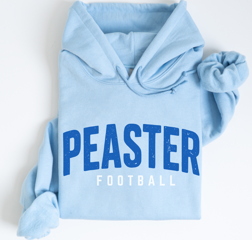 FOOTBALL - UNISEX HOODIE (LIGHT BLUE)
