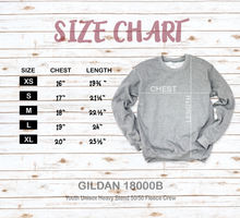 **YOUTH** VINTAGE - UNISEX CREWNECK SWEATSHIRT (GILDAN) ROYAL