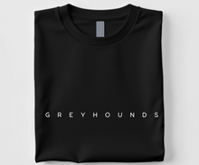 GREYHOUNDS - UNISEX TEE (BLACK)