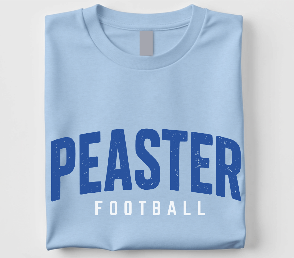 FOOTBALL - UNISEX TEE (LIGHT BLUE)